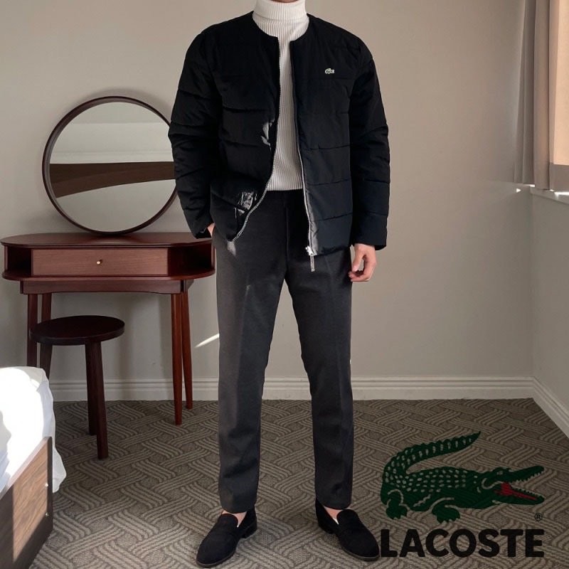 라코스테 델타 라운드 넥 경량 패딩