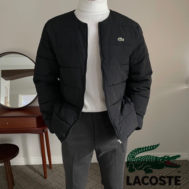 라코스테 델타 라운드 넥 경량 패딩
