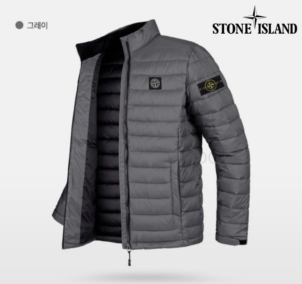 스톤아일랜드 바이오 베이스 립스탑 경량 패딩