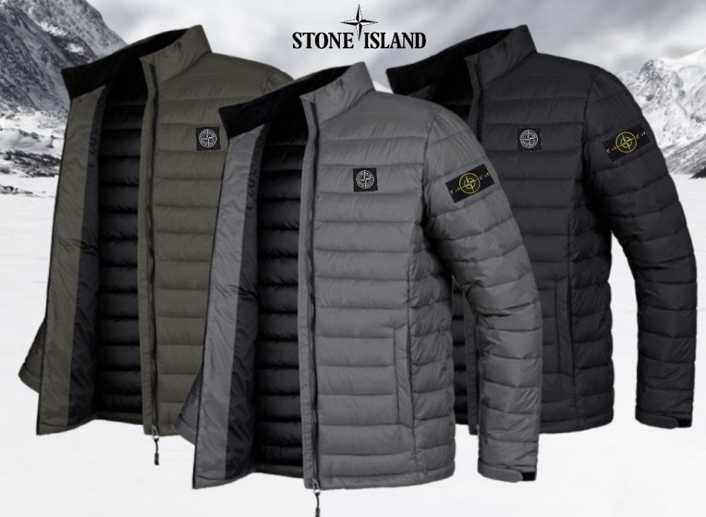 스톤아일랜드 바이오 베이스 립스탑 경량 패딩