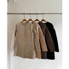 몽클레어 여성 하프 덕다운 경량 패딩