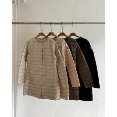 몽클레어 여성 하프 덕다운 경량 패딩