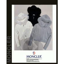 몽클레어 여성 M379 꽈배기 퍼 투웨이 니트 후드집업