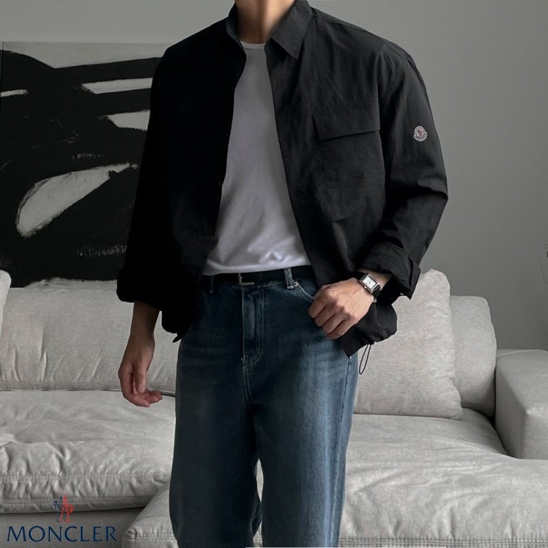몽클레어 페이드 투포켓 셔츠 자켓