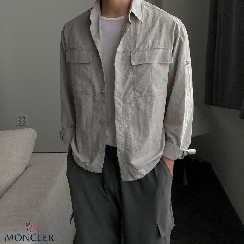 몽클레어 페이드 투포켓 셔츠 자켓