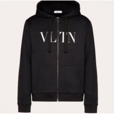 발렌티노 레터링 후드집업