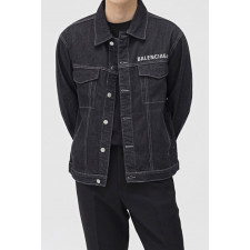 발렌시아가 백로고 데님 자켓