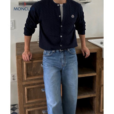 몽클레어 꽈배기 라운드 가디건