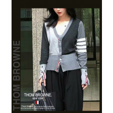 톰브라운 여성 6280 배색 가디건