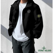 스톤아일랜드 버팅 로고 방수 고프코어 바람막이