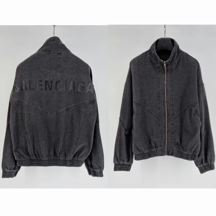 발렌시아가 데님 져지 자켓