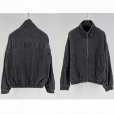 발렌시아가 데님 져지 자켓