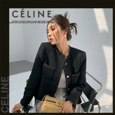 셀린느 여성 4697 골드 버튼 자켓