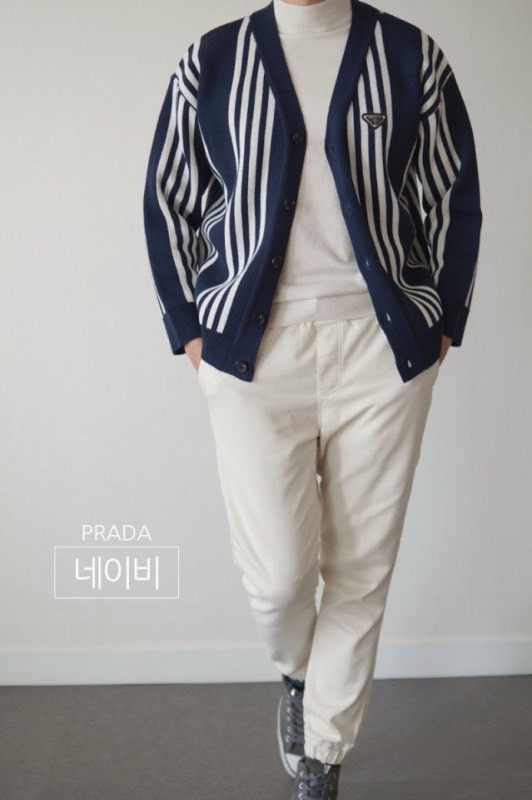 프라다 듀풀로 가디건