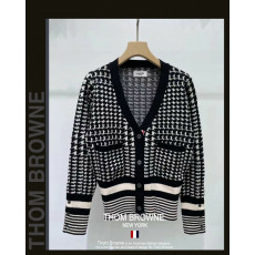 톰브라운 여성 9718 블랙 하운즈 니트 가디건