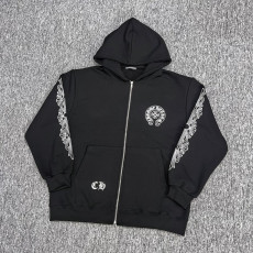 크롬하츠 홀스슈 로고 후드집업