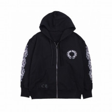 크롬하츠 말발굽 양팔 나염 후드집업