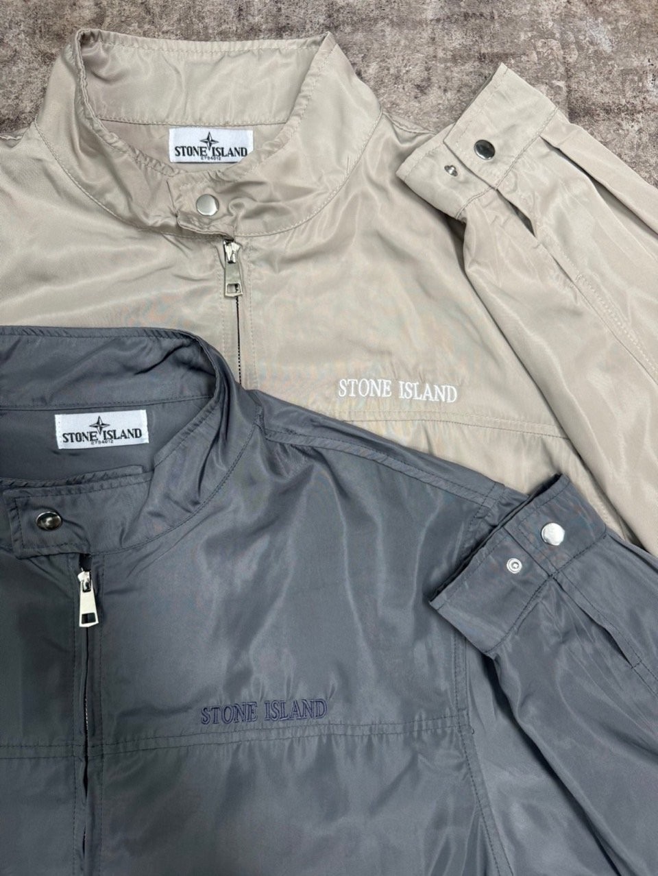 스톤아일랜드 하이넥 자켓