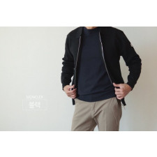 몽클레어 캐시 카라 투웨이 니트 집업