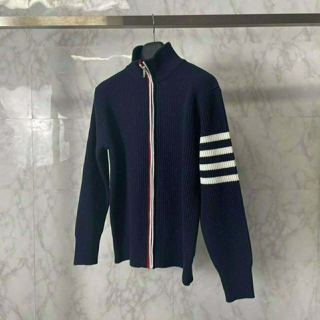 톰브라운 완장 하찌 니트 집업