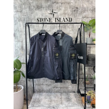 스톤아일랜드 셔링 윈드 블루종 자켓