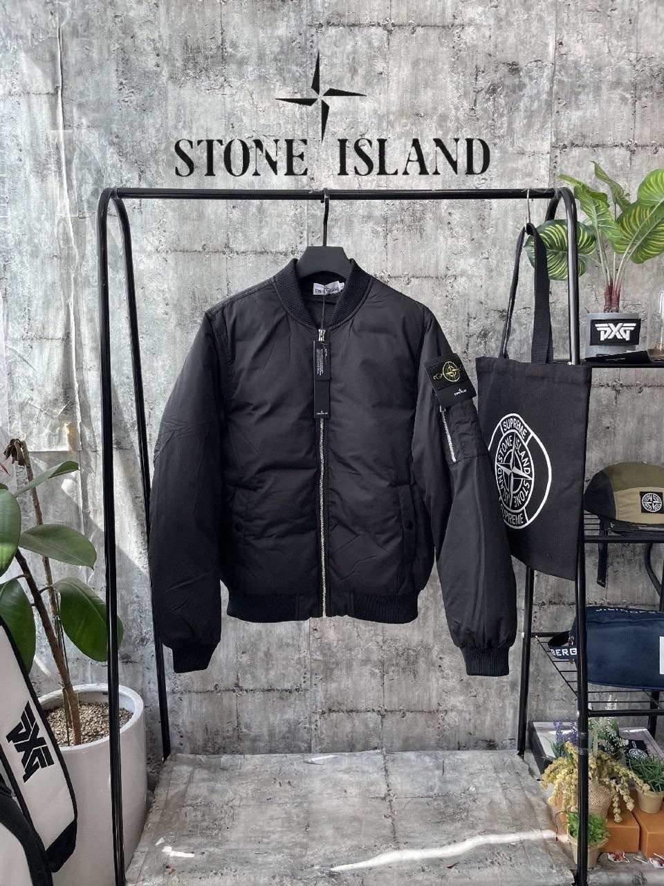 스톤아일랜드 와펜 Ma-1 패딩