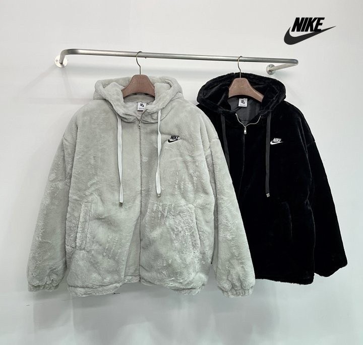 나이키 밍크 보아 후드집업