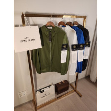 스톤아일랜드 와펜 초경량 집업 캡 윈드브레이커 바람막이