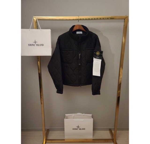 스톤아일랜드 퀄팅 패딩