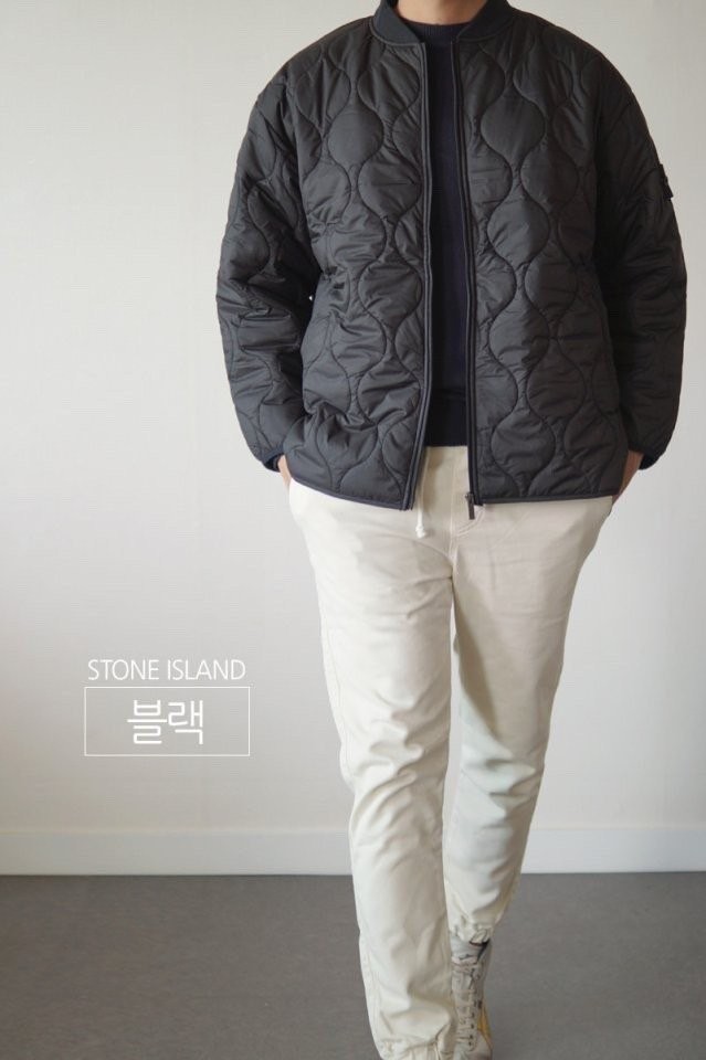 스톤아일랜드 컬팅 점퍼 자켓