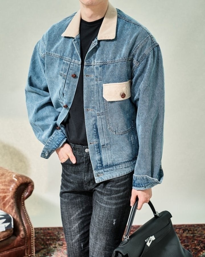 로로피아나 청자켓