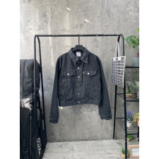 우영미 블랙 데님 자켓