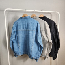 프라다 오버핏 라이더 청자켓