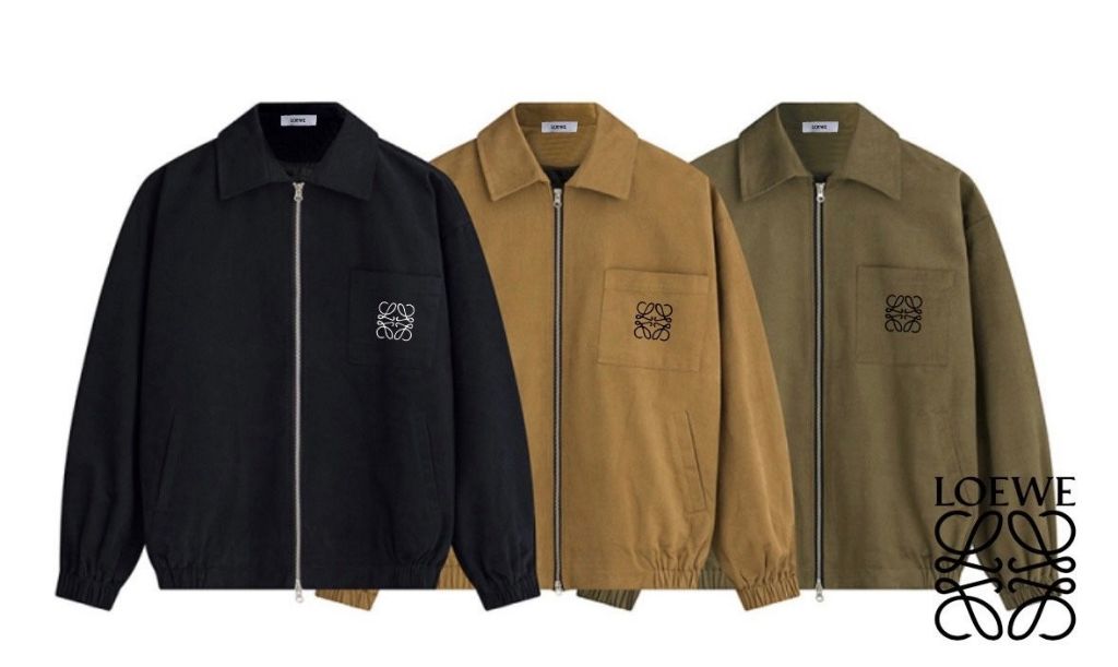 로에베 쿠런티 블루종 자켓