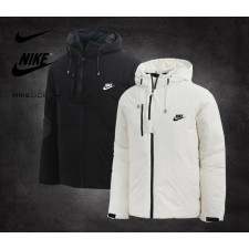 나이키 후드 지퍼 숏 패딩