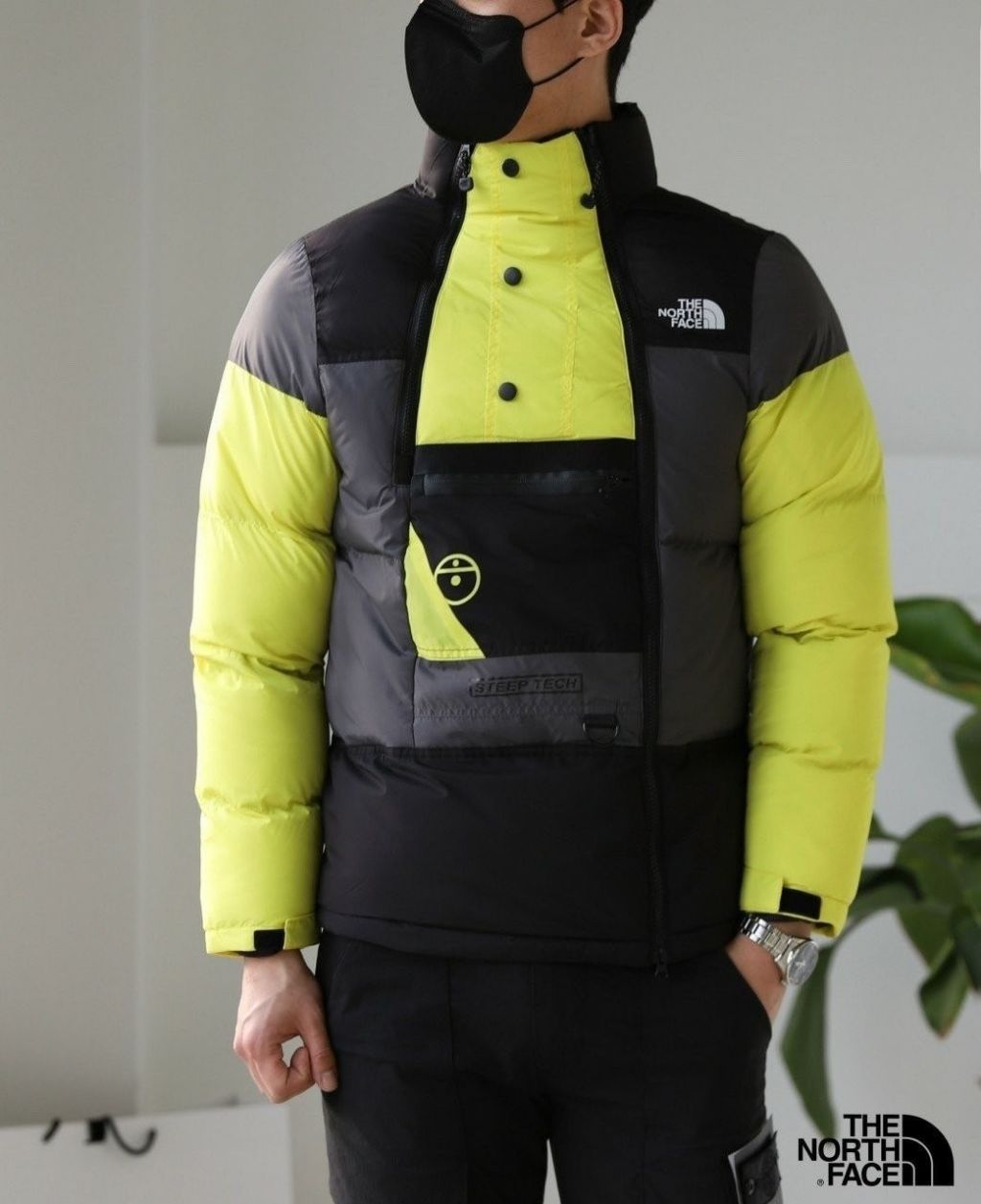 노스페이스 더블 지퍼 파카 패딩