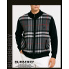 버버리 6728 옴므 체크 블랙 니트 집업
