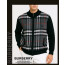 버버리 6728 옴므 체크 블랙 니트 집업
