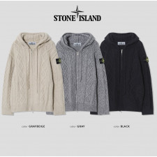 스톤아일랜드 헤비 피셔맨 투웨이 후드집업