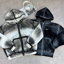 나이키 플리츠 더티 후드집업