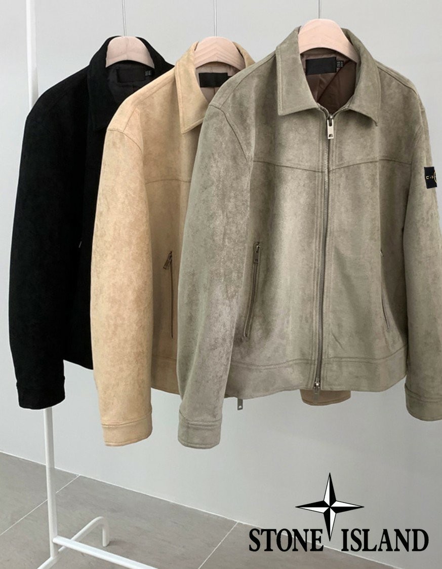 스톤아일랜드 폼핏 스웨이드 자켓