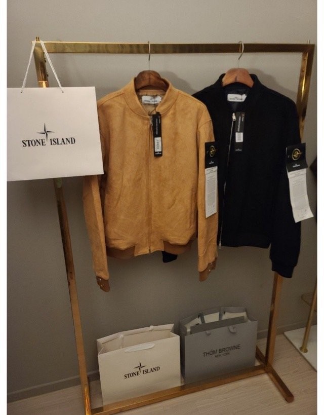 스톤아일랜드 스웨이드 자켓