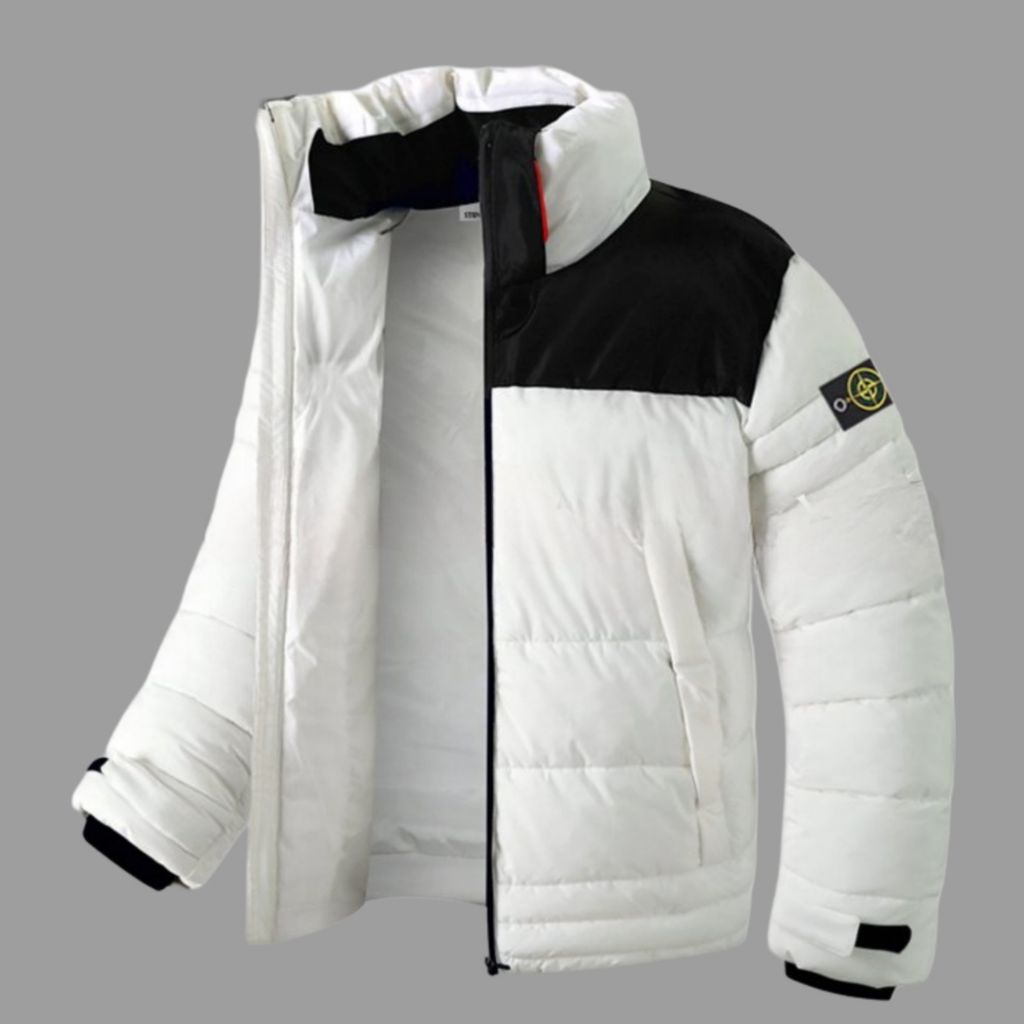 스톤아일랜드 헤비 후드 패딩