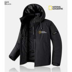 내셔널지오그래픽 아르카스 후드 숏 패딩