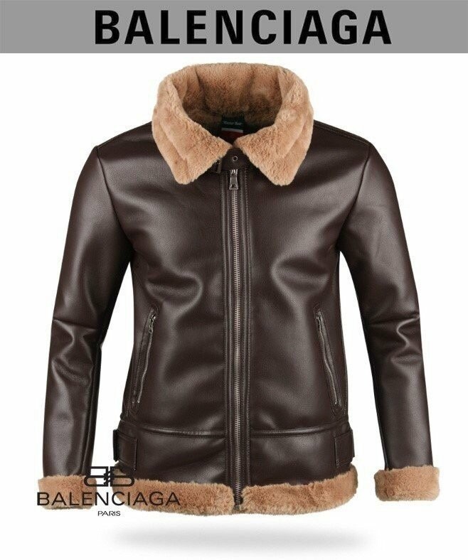 발렌시아가 양털 무스탕 자켓