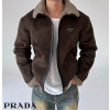 프라다 플레이트 쉐도우 무스탕 자켓