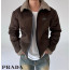 프라다 플레이트 쉐도우 무스탕 자켓