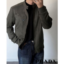 프라다 차이나 스웨이드 자켓