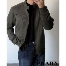 프라다 차이나 스웨이드 자켓