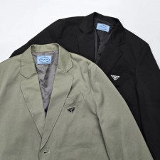 프라다 플레이트 블레이저 자켓